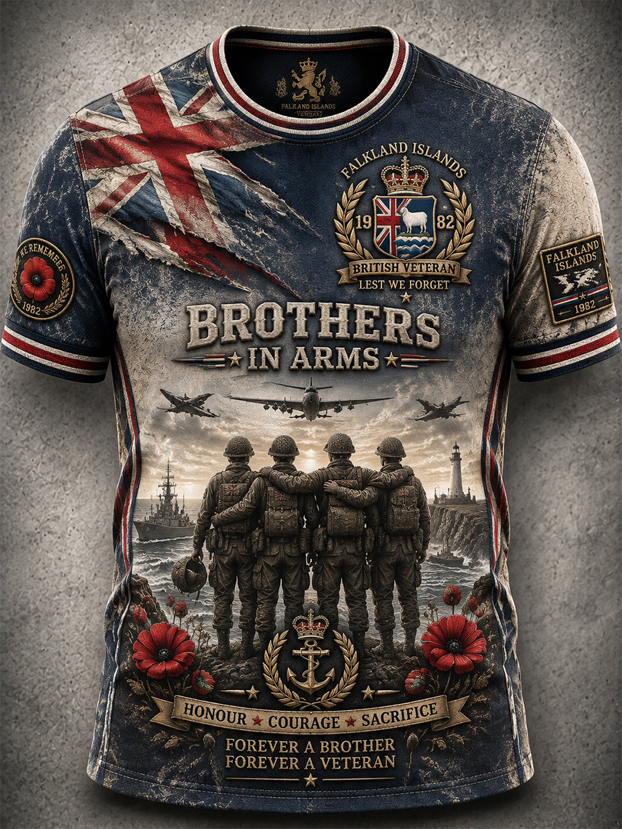 Men's Falklands War Veteran Short Sleeves T-Shirt