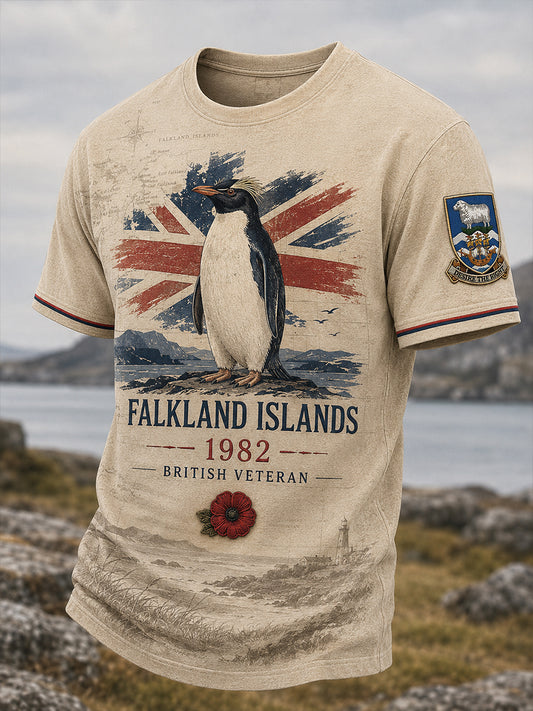 Men's Falklands War Veteran Short Sleeve Shirt