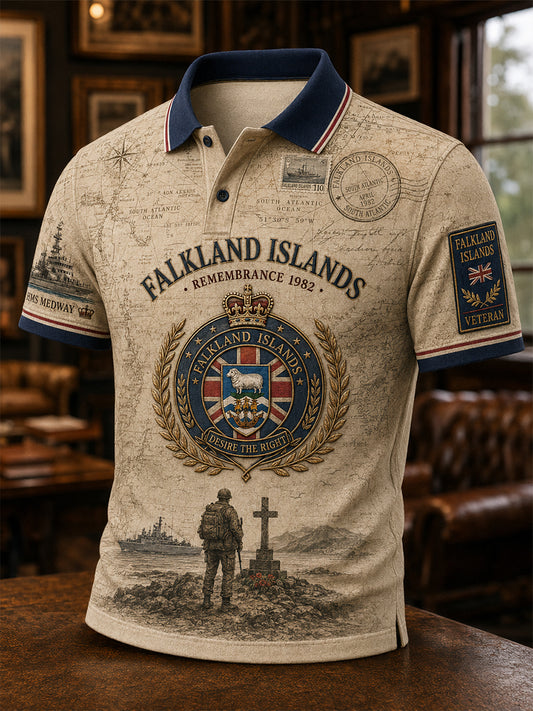 Men's Falklands War Veteran Short Sleeve Shirt
