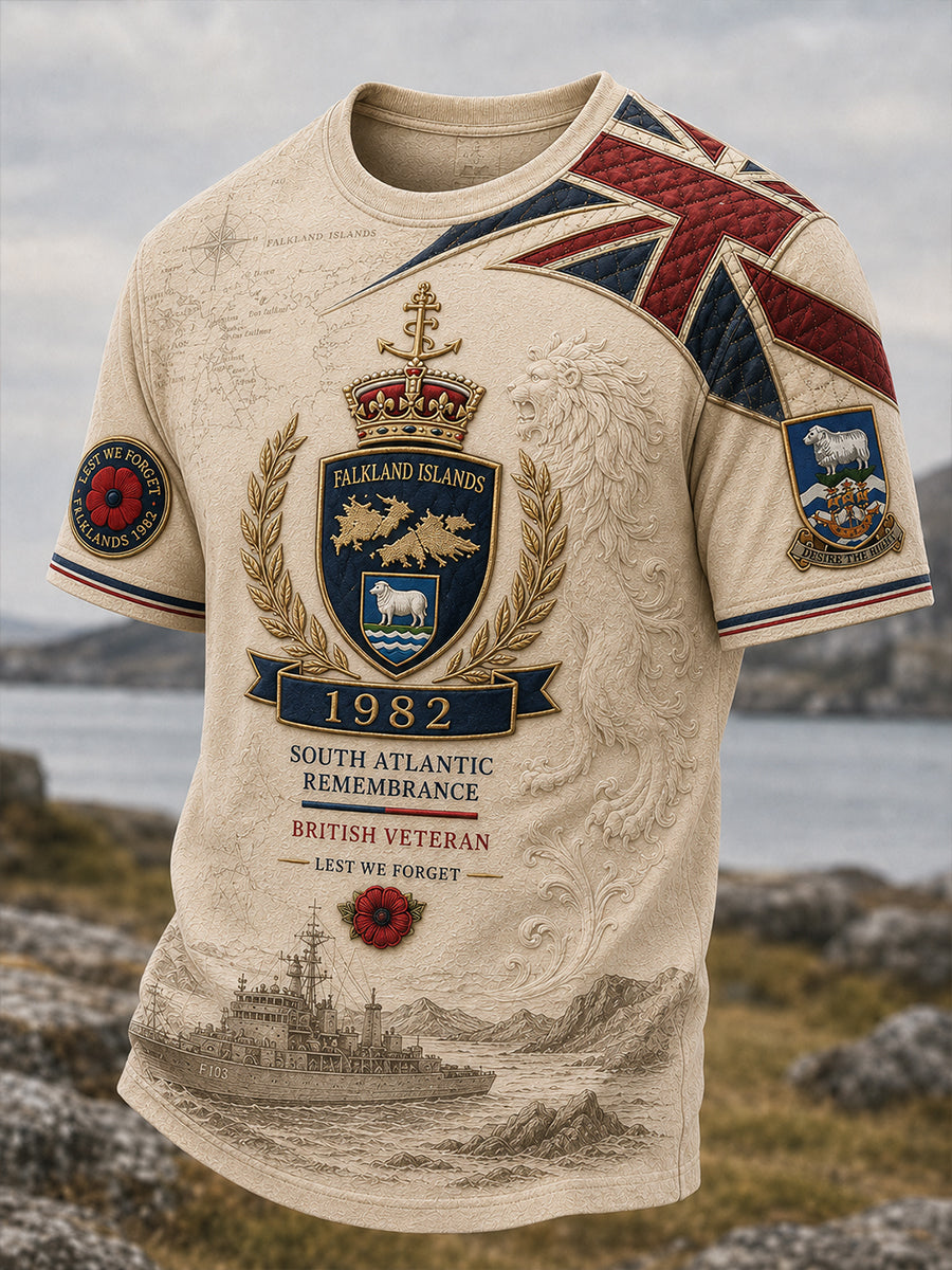Men's Falklands War Veteran Short Sleeve Shirt
