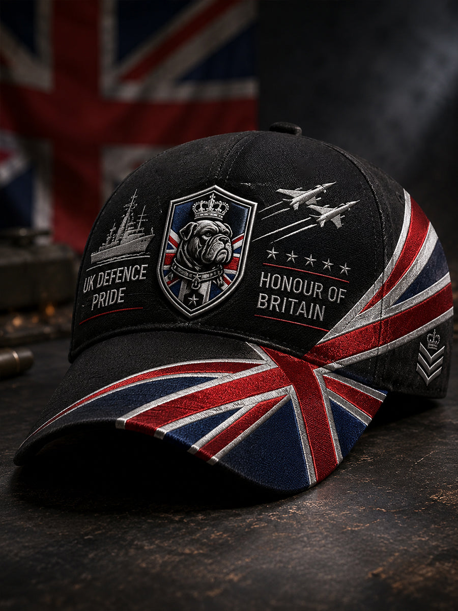 Men's Vintage Camouflage Hat With Military-Style Print