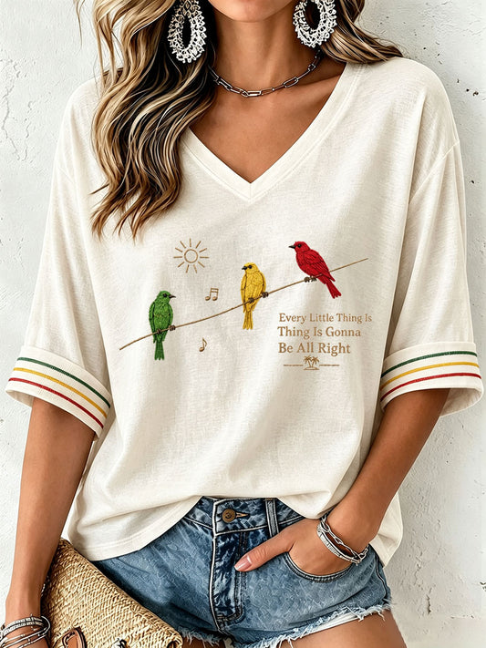 Women's Every Little Thing Is Gonna Be All Right T-Shirt