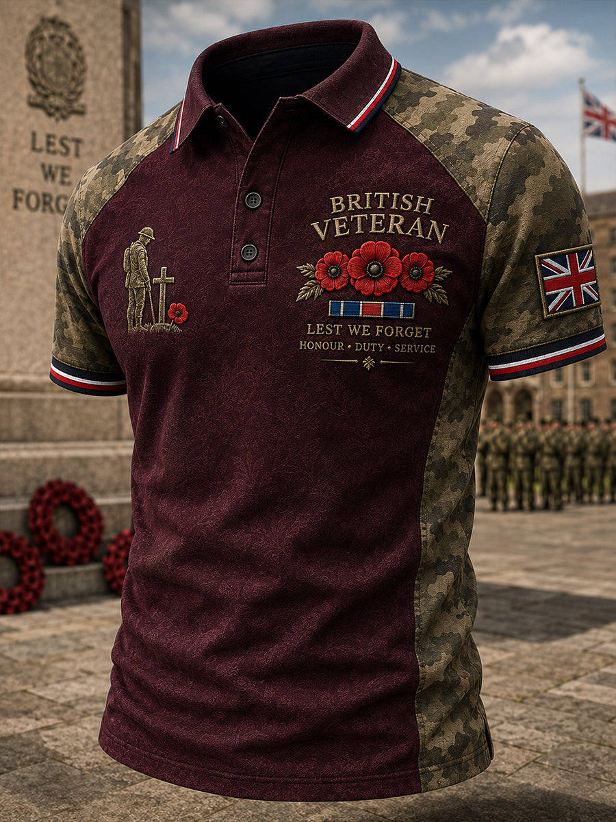 Men's British Veterans' Memorial Short Sleeves T-Shirt