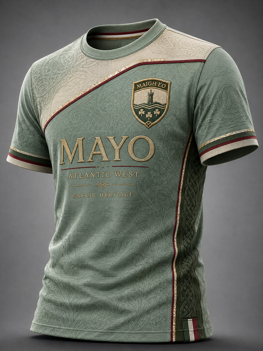Men's County Mayo Ireland Short Sleeves T-Shirt