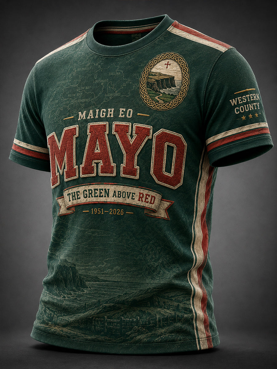 Men's County Mayo Ireland Short Sleeves T-Shirt