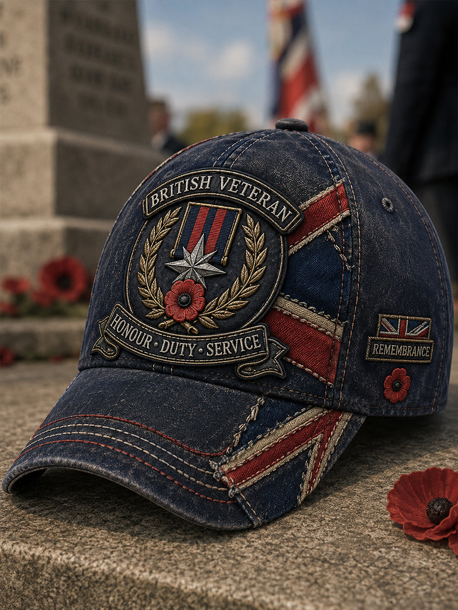 Unisex British Veterans' Memorial Hat