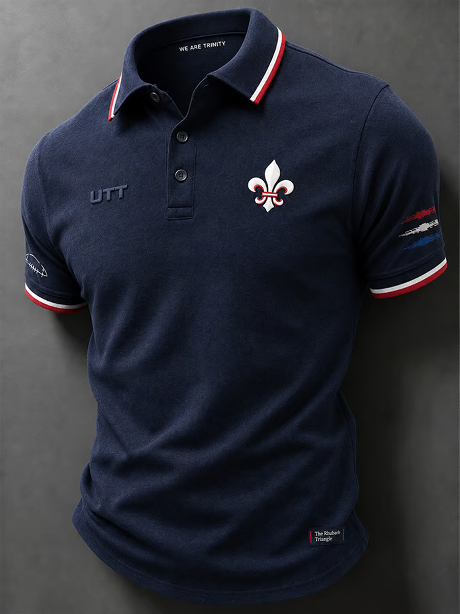 Men's Wakefield Trinity RLFC Rugby Lover Printed polo shirt