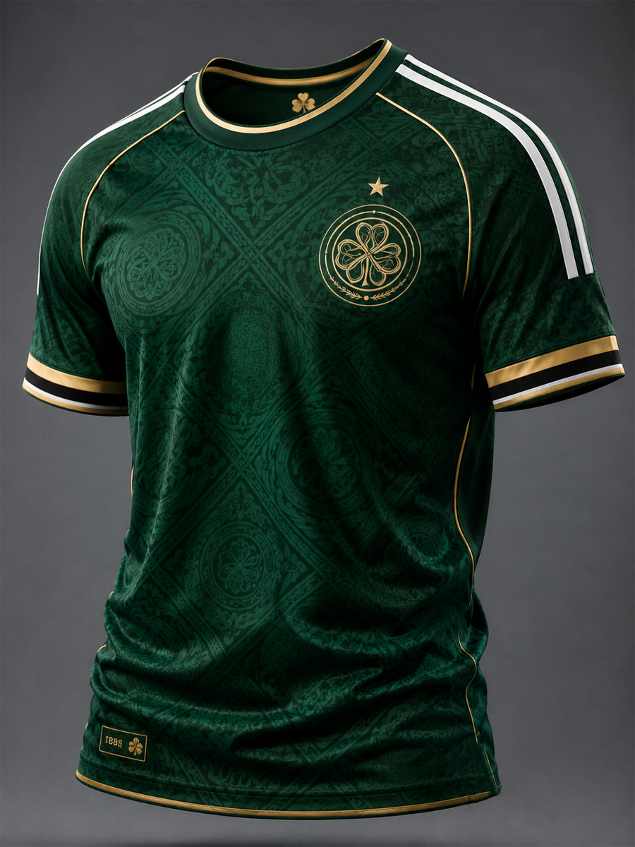 Men's Celtic Football Printed short sleeve t-shirt