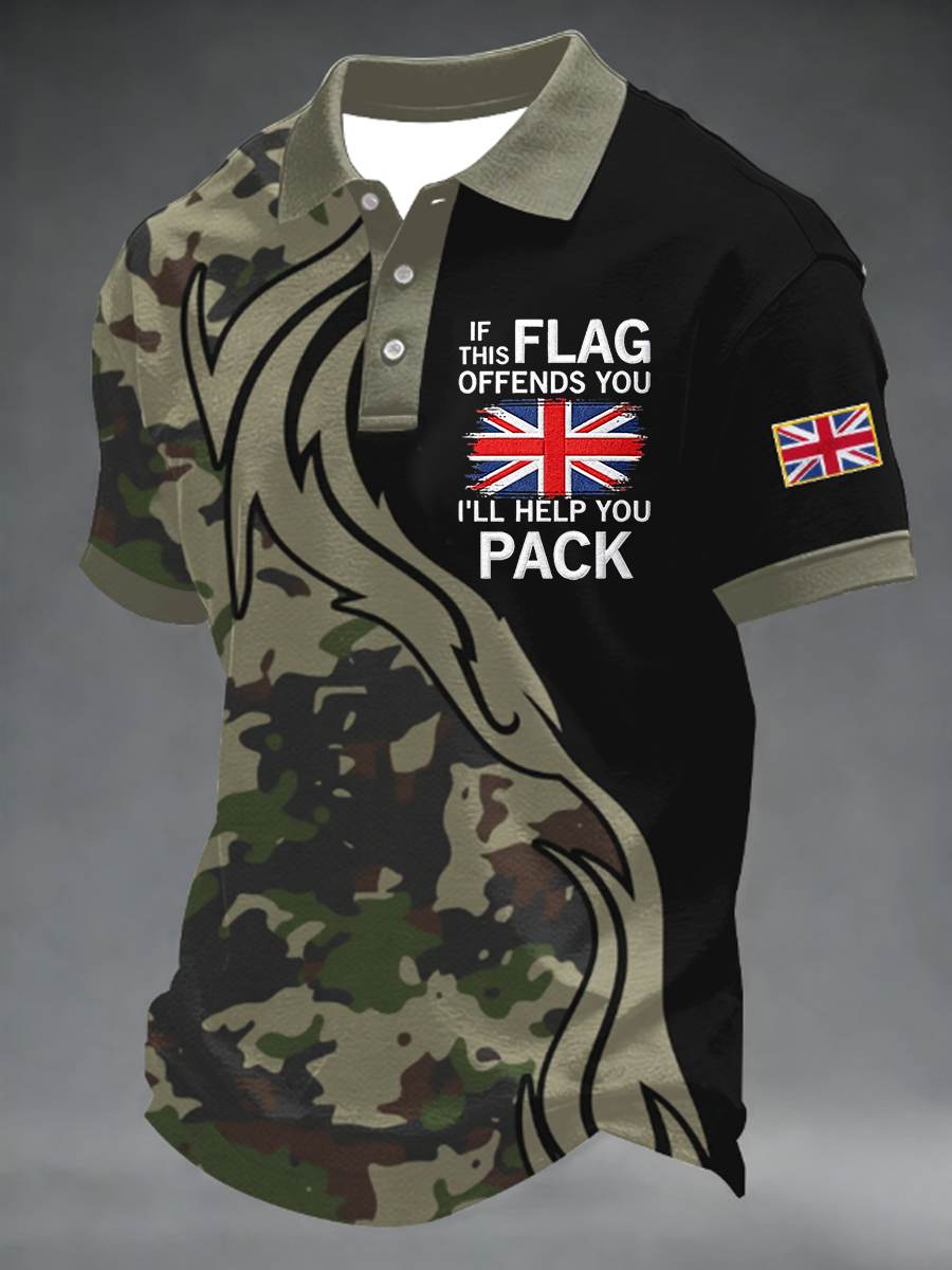 Men's IF THIS FLAG OFFENDS YOU I'LL HELP YOU PACK shirt
