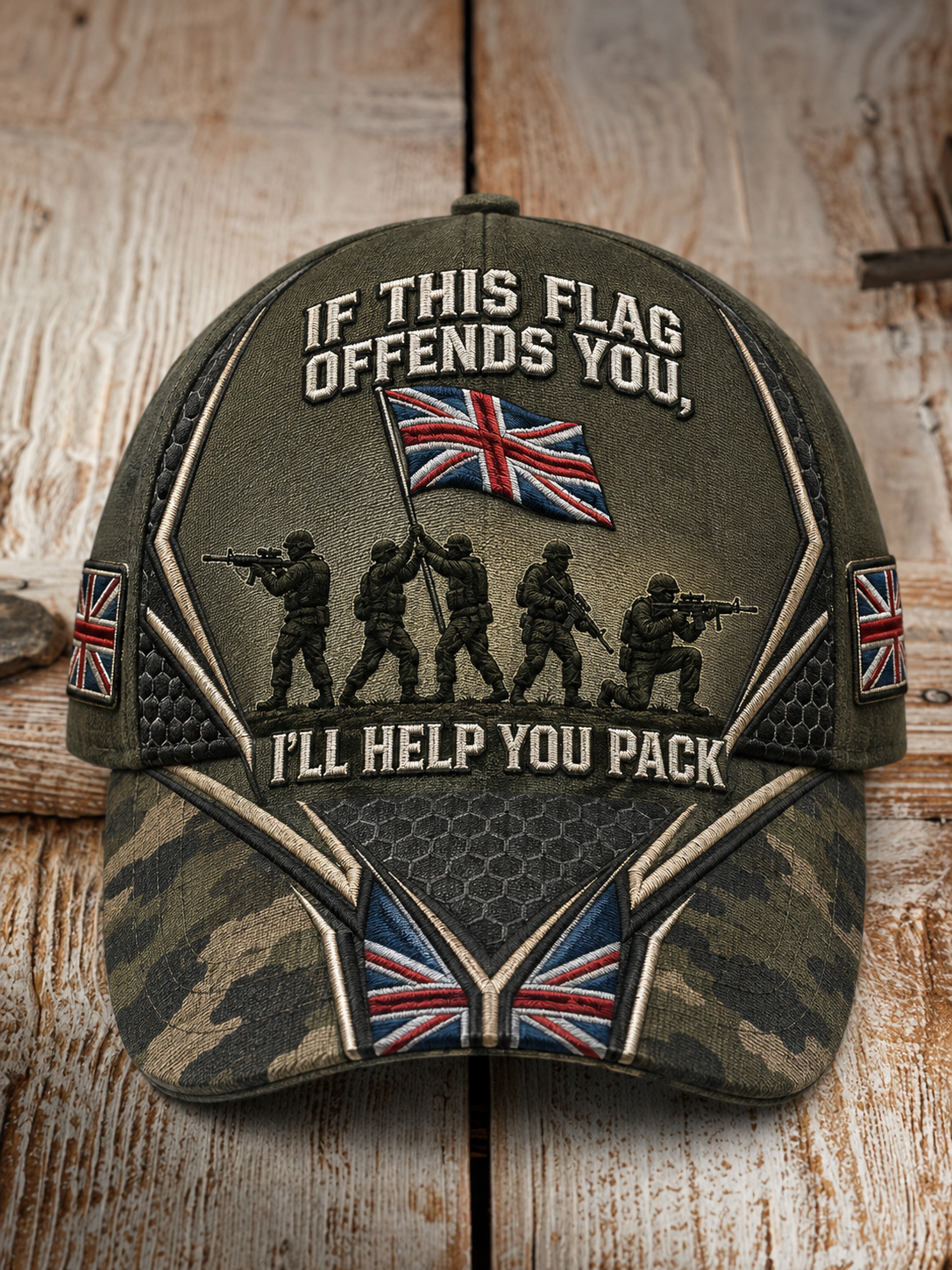 Unisex  IF THIS FLAG OFFENDS YOU I'LL HELP YOU PACK Hat