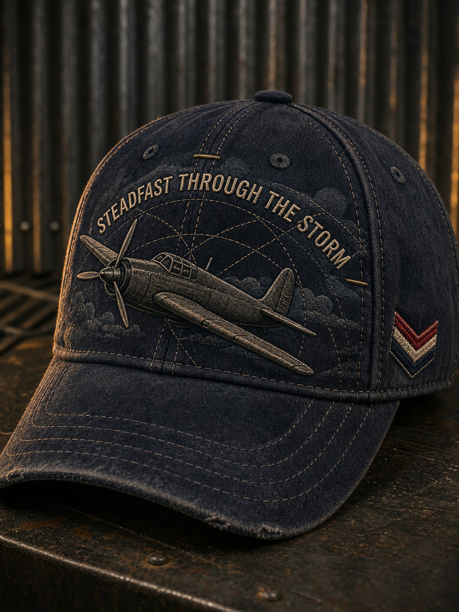 Unisex Vintage British Veteran Art Print Casual Hat