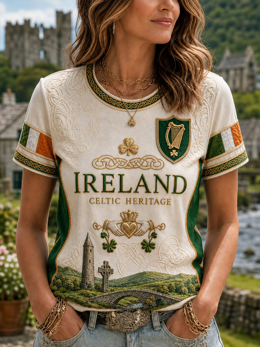 Women's Irish Patriotic Commemoration Short-Sleeved T-Shirt