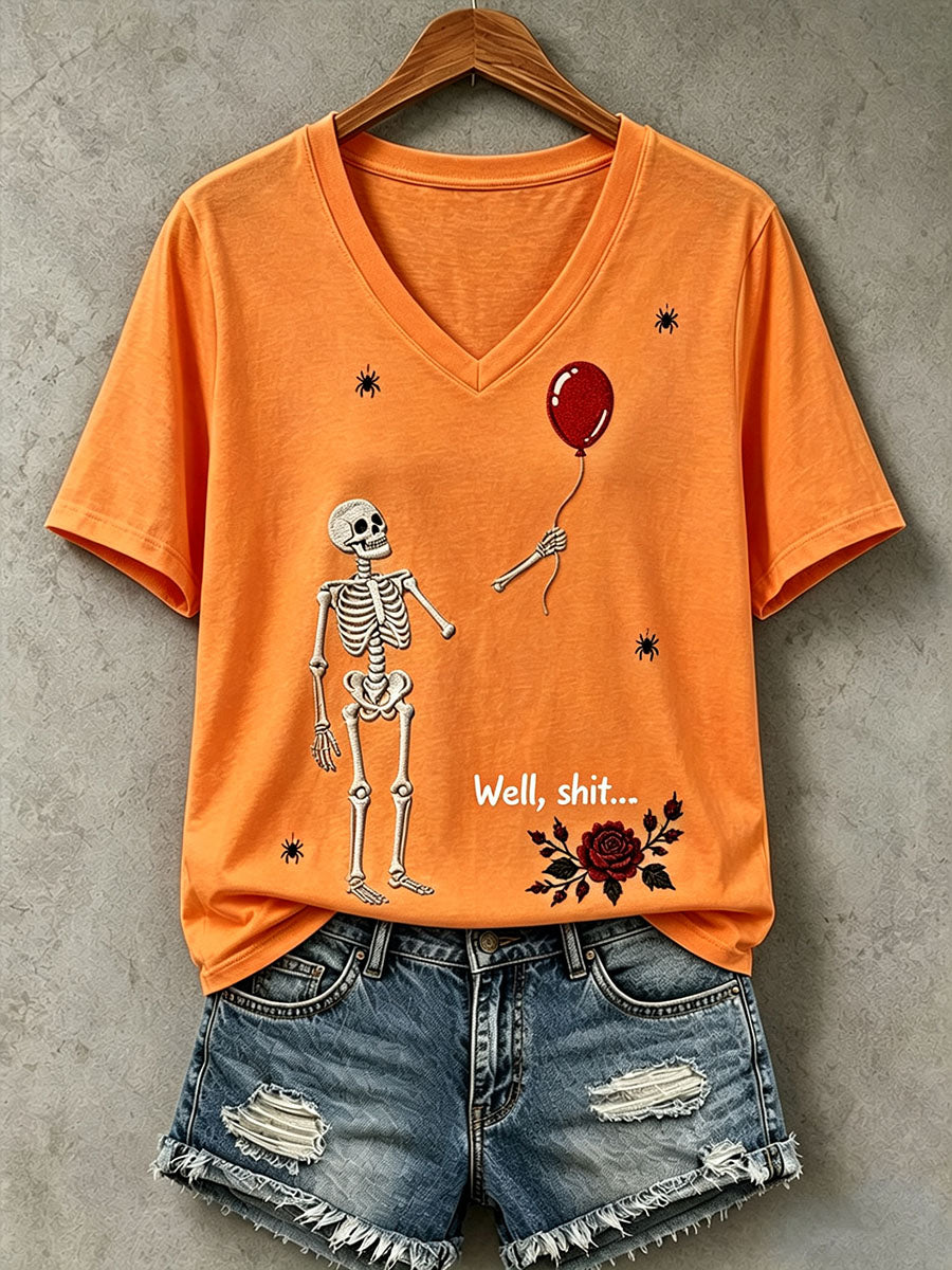 Women's Gothic Skull T-Shirt
