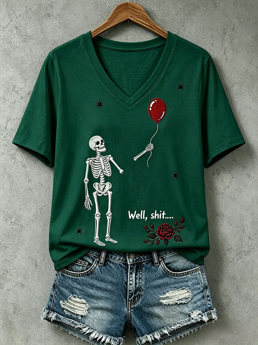 Women's Gothic Skull T-Shirt