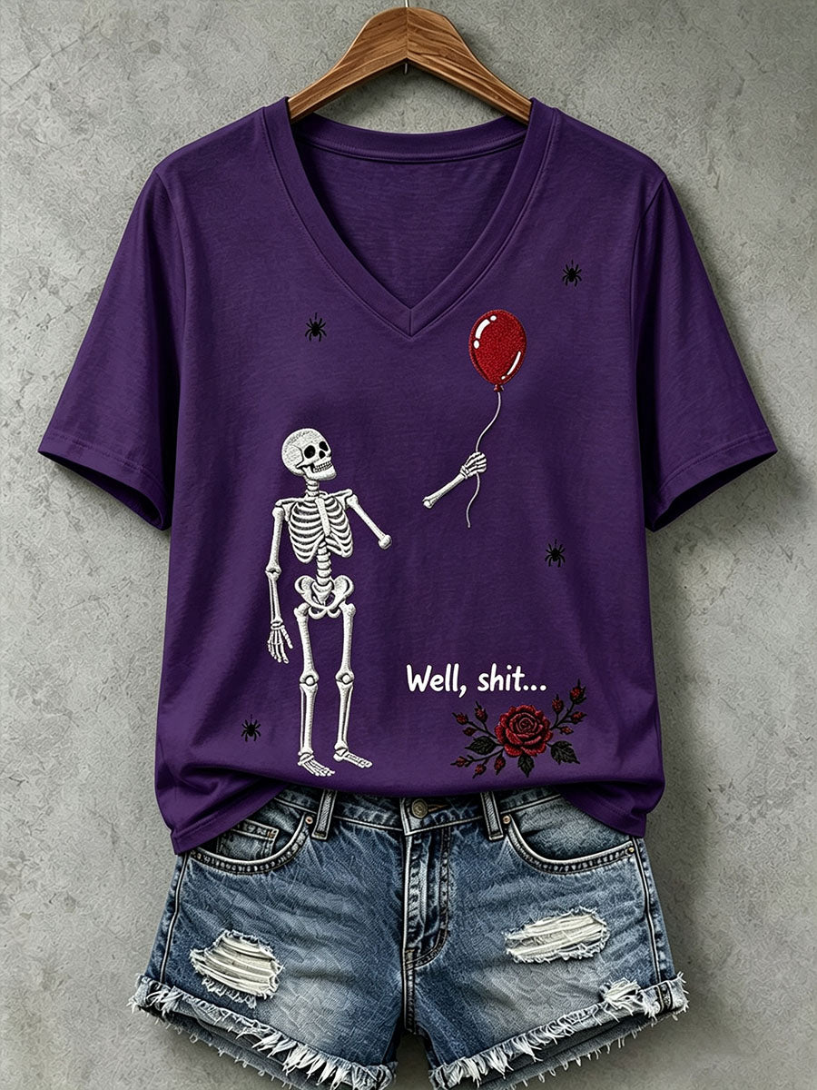 Women's Gothic Skull T-Shirt