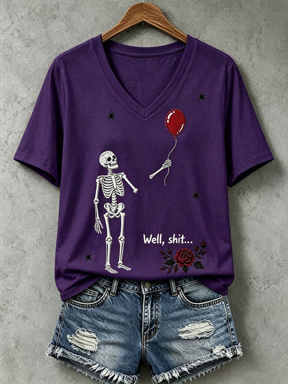 Women's Gothic Skull T-Shirt
