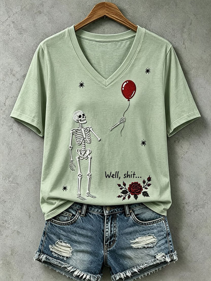 Women's Gothic Skull T-Shirt