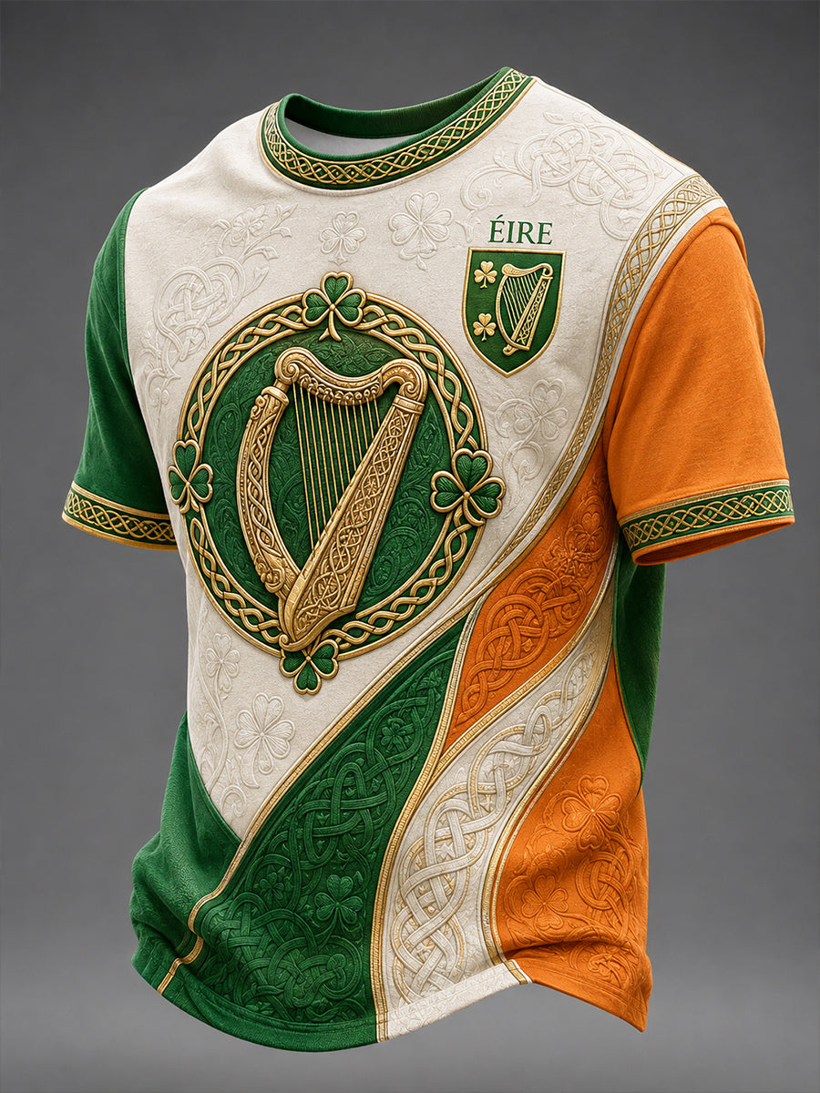 Men's Irish Patriotic Commemoration Short Sleeves T-Shirt