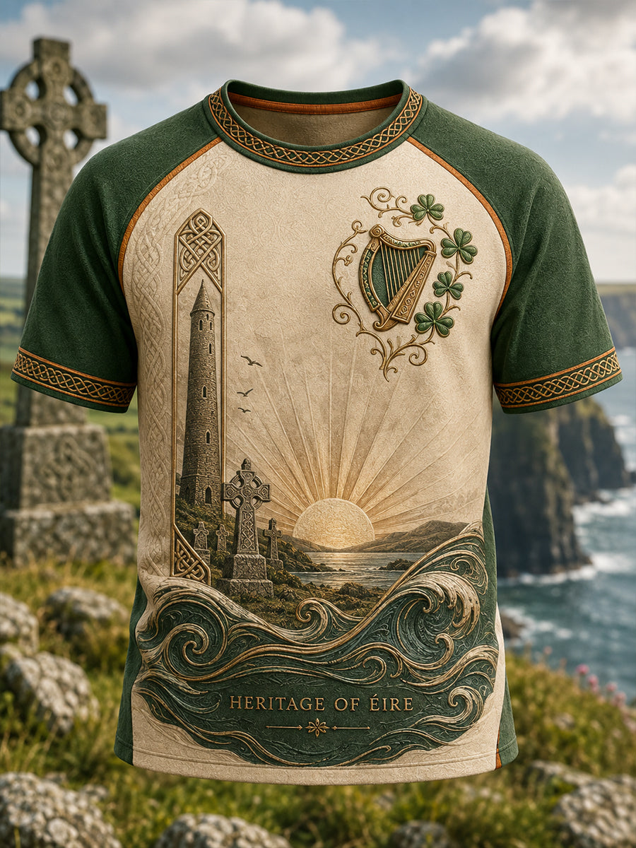 Men's Irish Patriotic Commemoration Short Sleeves T-Shirt