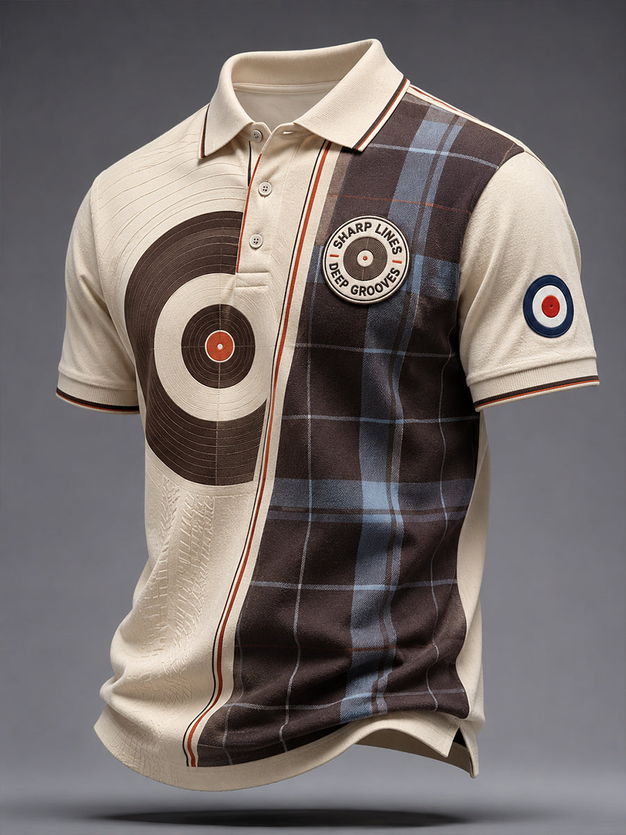 Men's Mods Culture Uk Music Lover Business Style Short Sleeve Shirt