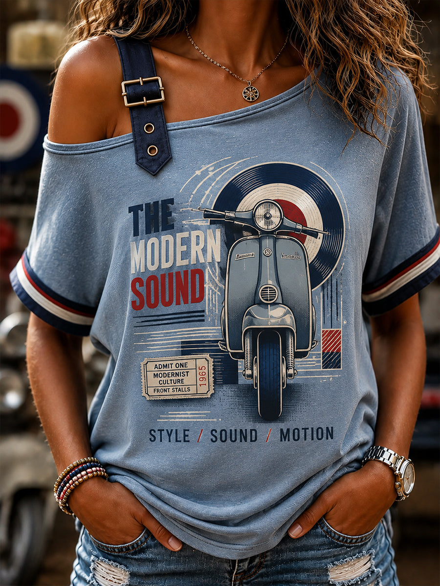 Women's Mods Culture UK Music Lover Business Style Tops