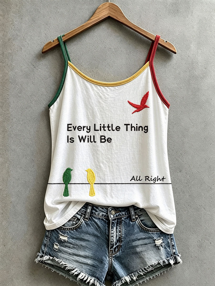 Women's Every Little Thing Is Gonna Be All Right Tank Top