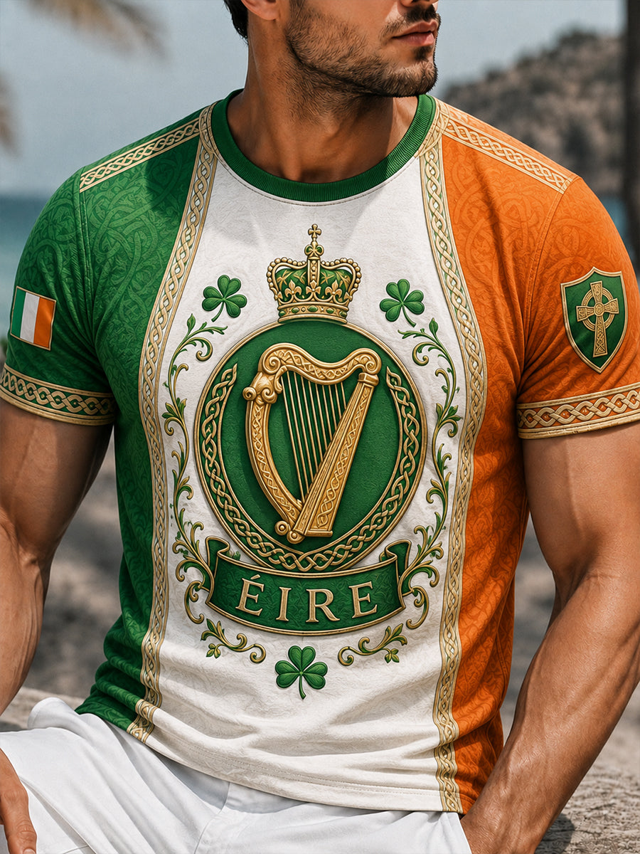 Men's Irish Patriotic Commemoration Short Sleeve Shirt
