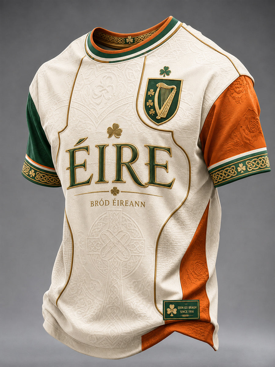 Men's Irish Patriotic Commemoration Short Sleeves T-Shirt