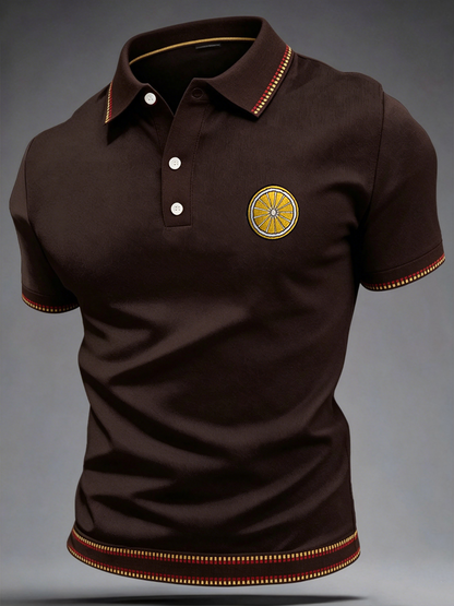 Men's  Retro polo shirt