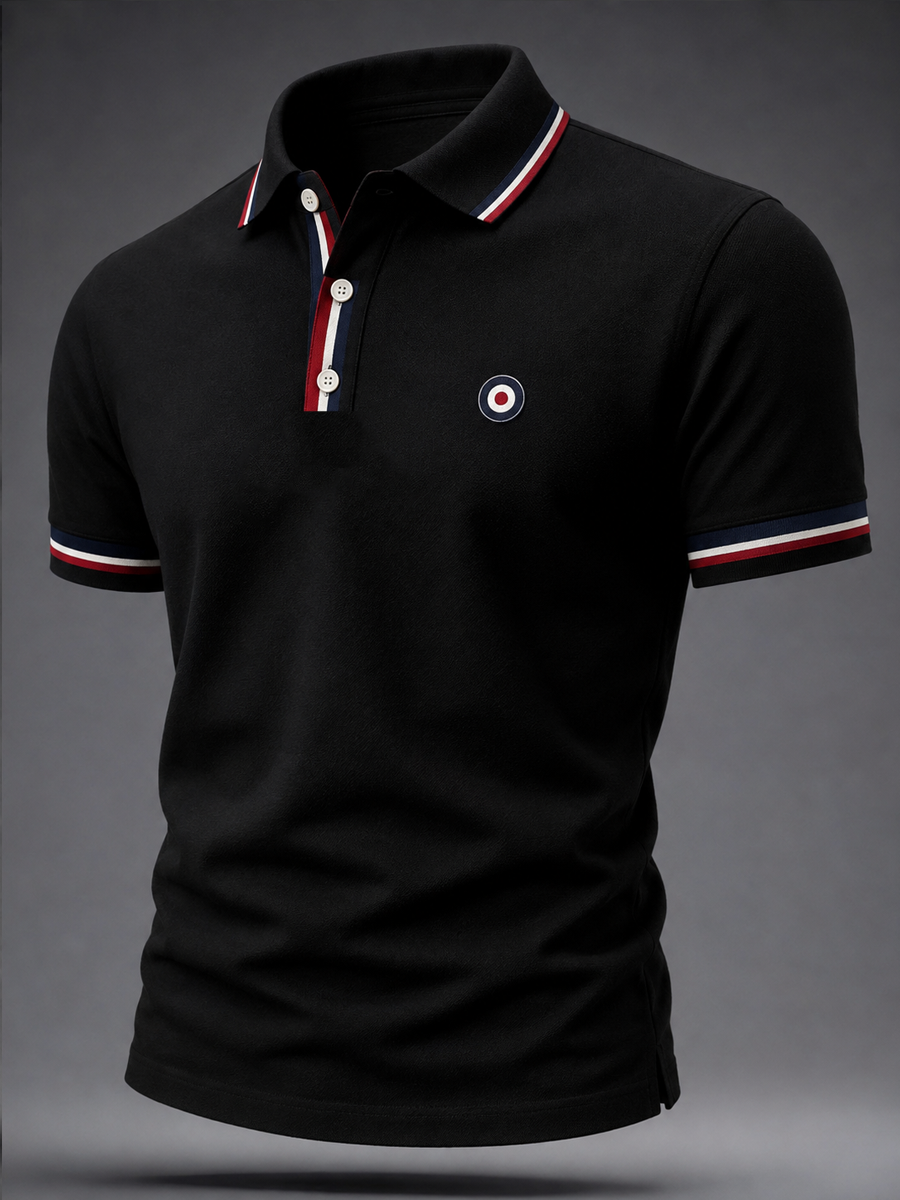 Men's Mods Culture UK Music Lover Business Style Printed polo shirt