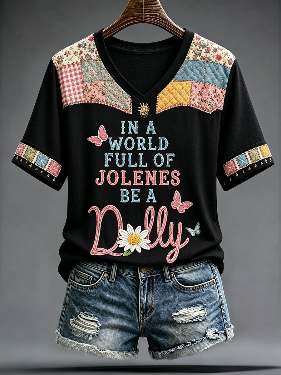 Women’s Rip Country Music Lover Queen of Country Printed T-Shirt