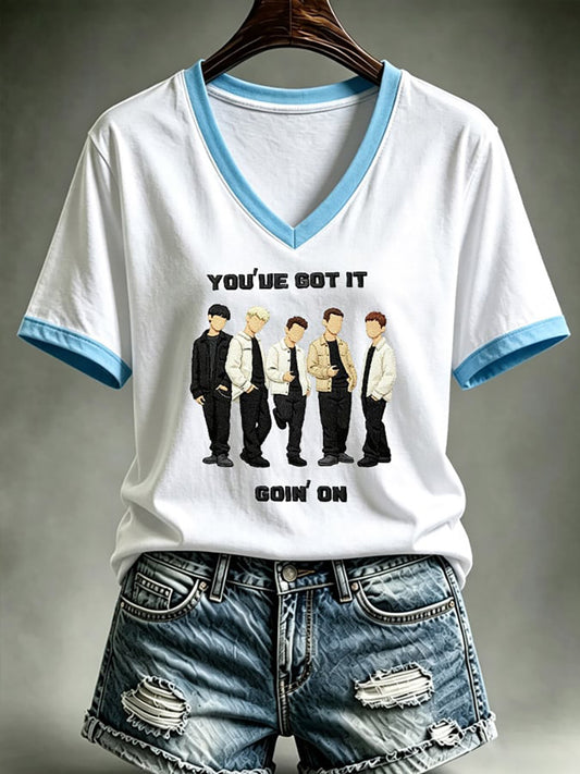 Women's Retro 90s Music Inspired T-shirt