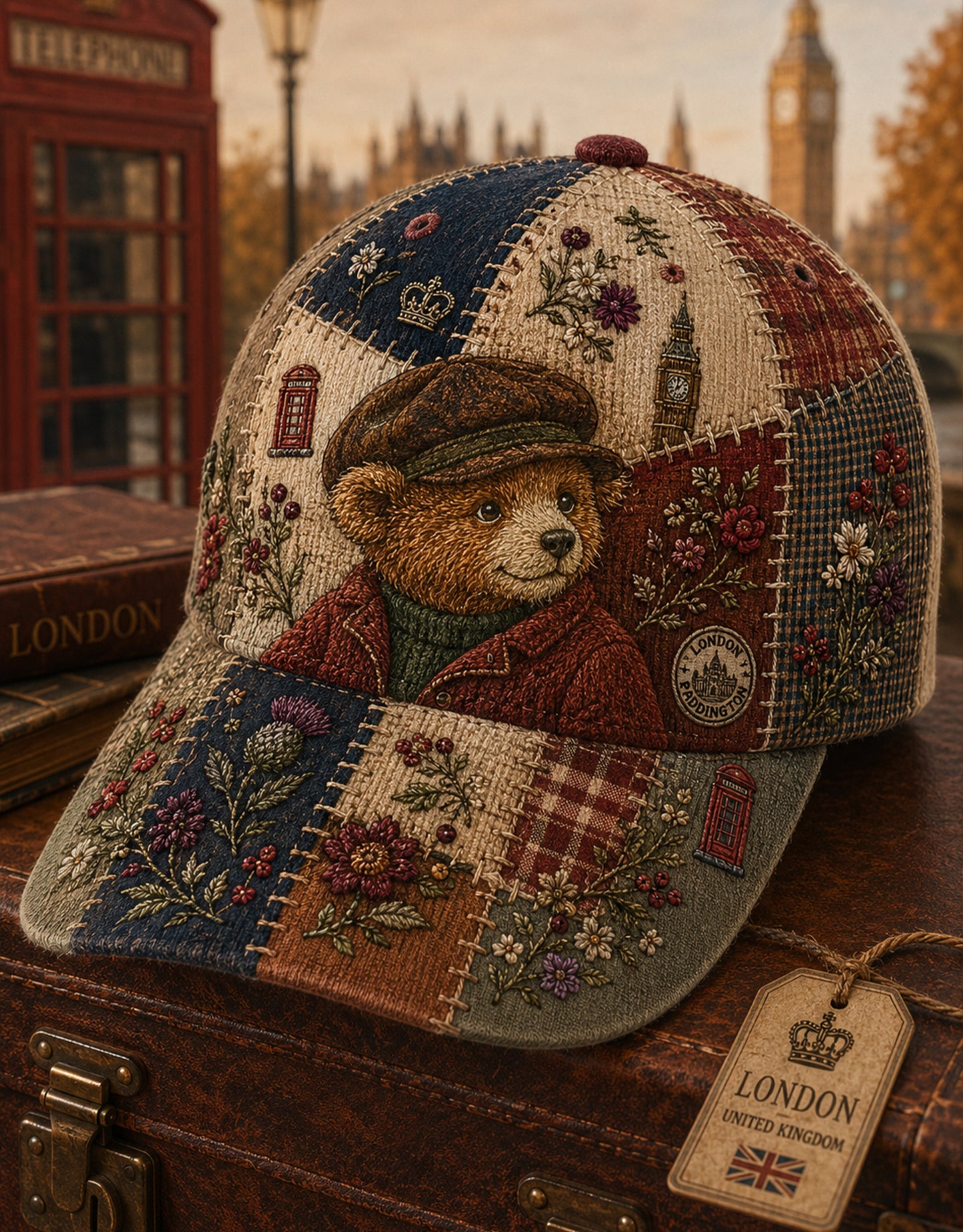 Unisex UK Paddington Bear Baseball Cap