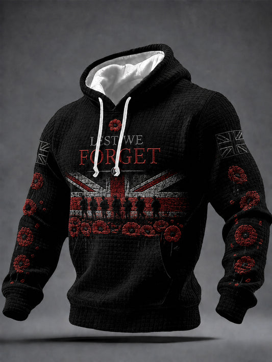 Men's Remembrance Day Printed Hoodie
