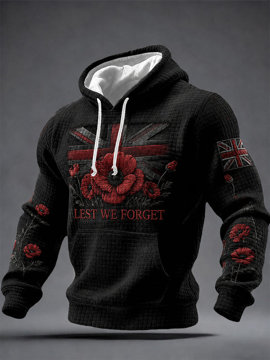 Men's Remembrance Day Printed Hoodie