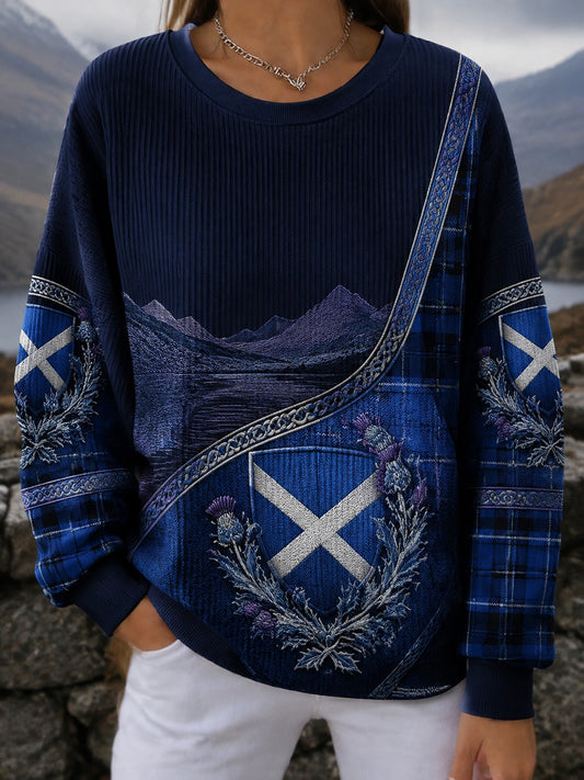 Women's Scotland St. Andrew's Day Printed Sweatshirt