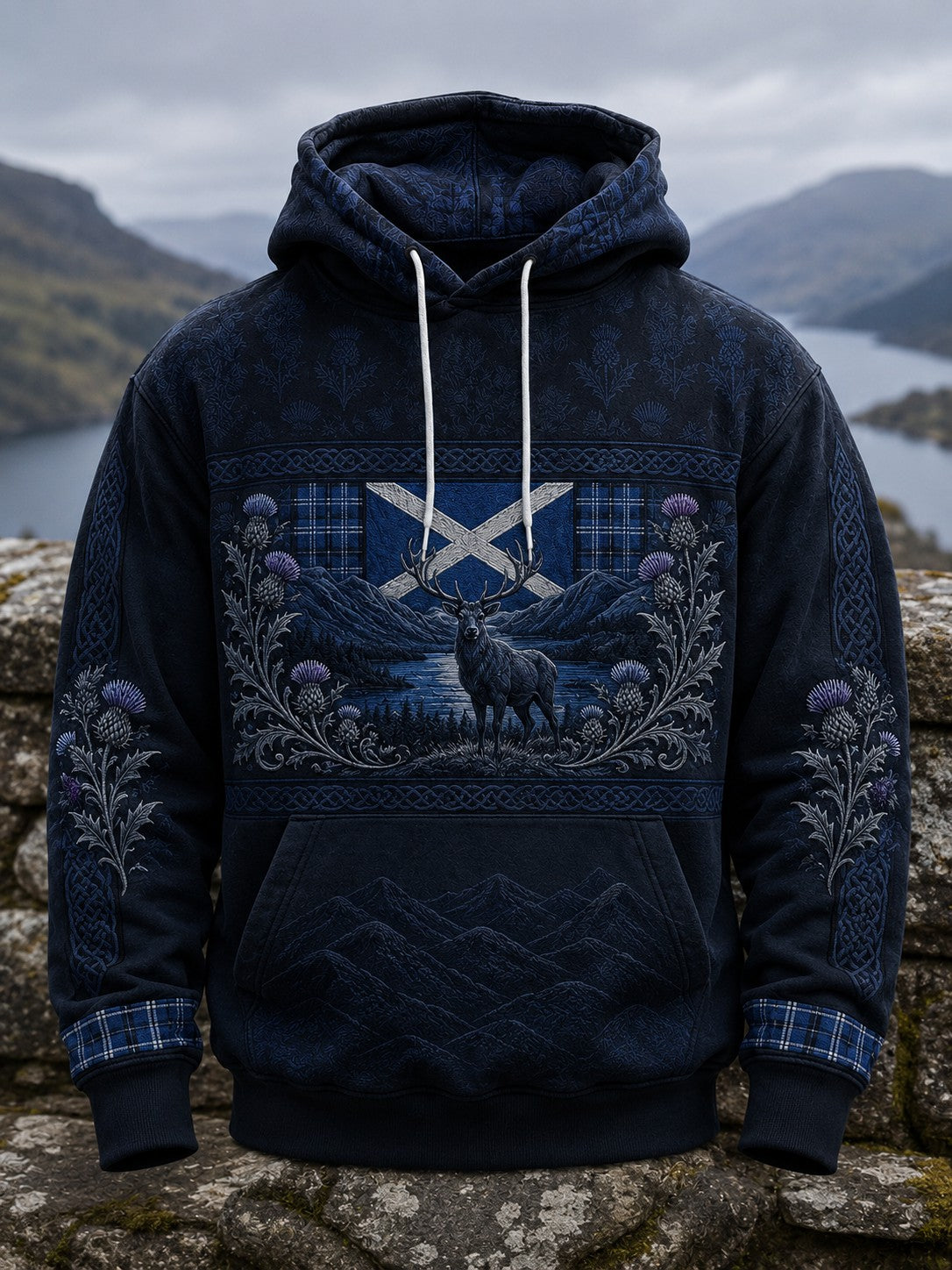 Men's Scotland St. Andrew's Day Printed Hoodie