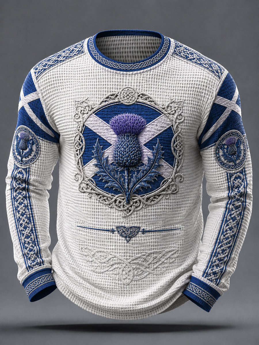 Men's St Andrew’s Day Waffle Top